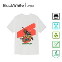 Áo Thun Unisex BW HipHop  nam nữ tay lỡ oversize form rộng