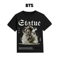 Áo thun unisex cổ tròn , Statue of Liberty - BTS  , cotton 2 chiều 100% , size S M L XL form nam nữ