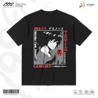 Áo thun Unisex Death Note L Lawliet Design Color Art Cotton 100% ngắn tay