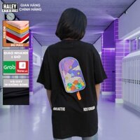 Áo Thun Unisex Form Rộng Nam Nữ Gum Icecream phong cách Hàn Quốc TN21 Haley TEECHANCE