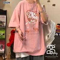 Áo Thun Unisex Form Rộng Tay Lỡ, Áo Phông Nam Nữ Oversize DK09 - 2sClothing - Xưởng Sỉ 68