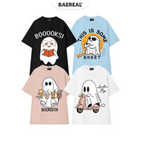 Áo thun unisex form rộng tay lỡ chất liệu cotton định lượng 250 gsm Baereal ATBR024