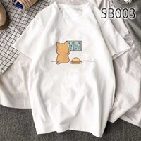 Áo Thun Unisex Form Rộng Vải Cotton SB003