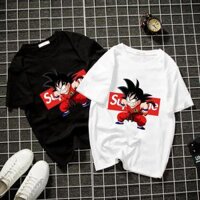 Áo thun unisex goku cá tính màu trắng 2019T812 - Size M