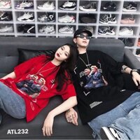 Áo Thun Unisex Hình Người + Tặng Tất Khử Mùi -AT151