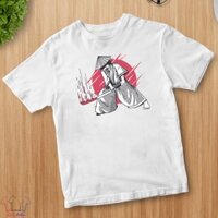 Áo thun Unisex hình Samurai Warrior với kiếm Katana đẹp chất giá rẻ ATTRE07