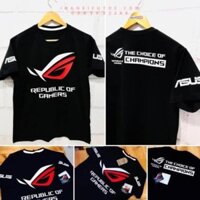 Áo thun unisex in game Asus ROG - áo game PUBG - FF - áo team đẹp giá rẻ