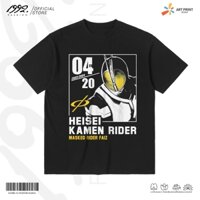 Áo thun Unisex Kamen Rider Faiz - HEISEI RIDER 20th Anniversary Cotton 100% ngắn tay