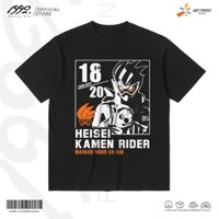 Áo thun Unisex Kamen Rider Ex-Aid - HEISEI RIDER 20th Anniversary Cotton 100% ngắn tay