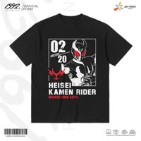 Áo thun Unisex Kamen Rider Agito - HEISEI RIDER 20th Anniversary Cotton 100% ngắn tay