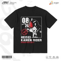 Áo thun Unisex Kamen Rider Den-O - HEISEI RIDER 20th Anniversary Cotton 100% ngắn tay