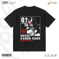 Áo thun Unisex Kamen Rider Kuuga - HEISEI RIDER 20th Anniversary Cotton 100% ngắn tay