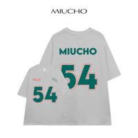 Áo thun unisex local brand form rộng ATD633 Miucho cotton cổ tròn in artwork