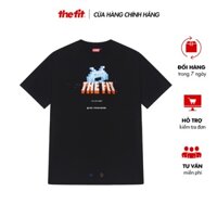 Áo thun UNISEX localbrand THE FIT GAME TEE BLACK, áo localbrand chính hãng thêu,in,in decal kết hợp, 100% cotton