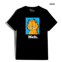 Áo thun Unisex mèo Garfield, áo phông Garfield đáng yêu Brand US Street Swagger GA02