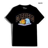 Áo thun Unisex mèo Garfield, áo phông Garfield đáng yêu Brand US Street Swagger GA10