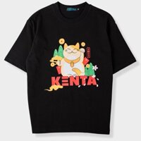Áo Thun Unisex Mèo Tài Lộc Năng Động Cá Tính KENTA ATN0145