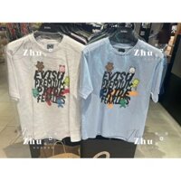 Áo thun Unisex mùa hè EVISU 'Y Tay ngắn EW2UTS909