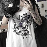 ÁO THUN UNISEX NAM NỮ, ÁO THUN BA LỖ NAM NỮ CỰC CHẤT , HỌA TIẾT HOA VĂN CON BƯỚM BAO ĐẸP . HOT TREND NHẤT HIỆN NAY-JINS STORE - TRẮNG - S