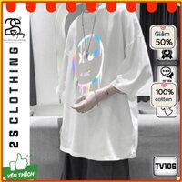 Áo thun unisex nam nữ form rộng, áo phông tay lỡ form rộng