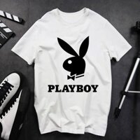 Áo thun unisex nam nữ in hình PLAYBOY cá tính chất vải mềm mịn mát ST01