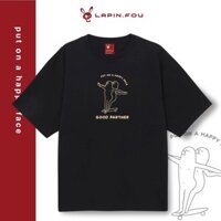 Áo Thun Unisex Nam Nữ Local Brand - Lapin.Fou Good Partner