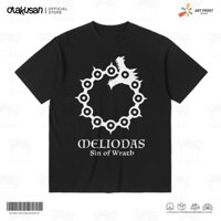Áo thun Unisex Nanatsu No Taizai Meliodas Cotton 100% ngắn tay