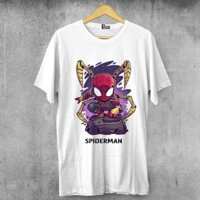 Áo thun Unisex ngắn tay - SUPER HERO CHIBI - Spiderman