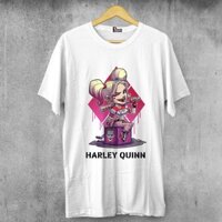 Áo thun Unisex ngắn tay - SUPER HERO CHIBI - Harley Quinn