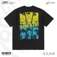 Áo thun Unisex Nisekoi Chitoge & Raku Digital Art Cotton 100% ngắn tay