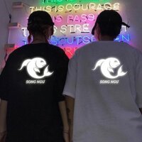Áo thun Unisex phản quang Cung Hoàng Đạo - Song Ngư [inbox shop để chọn màu và chọn size tay lỡ]