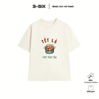 Áo thun Unisex Premium Cotton TẾT LÀ THỊT KHO TÀU 250gsm - form rộmg Oversize - Local Brand