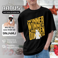 Áo thun Unisex PUBG - Winner chicken dinner - Game bắn súng chạy bo Ranus Nam Nữ BabyTee Classic Breezy Tanktop Croptop