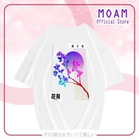 Áo thun unisex sỉ Trippy Aesthetic Vaporwave Cherryree Kanji MOAM bình dân-JAP202111289