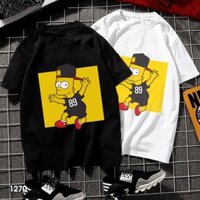 Áo Thun Unisex Simpson Gang Nam Nữ Cotton 100% 1270