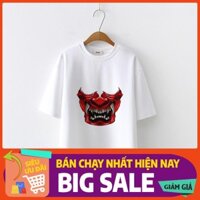 Áo Thun Unisex Tay Lỡ ÁC QUỶ NANH HỔ DŨNG MÃNH