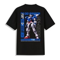 Áo Thun Unisex Tay Lỡ Form Rộng Hình Gundam 00Raiser - GN 0000 Design In 2 Mặt YY