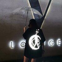 💦Áo Thun  Unisex tay lỡ In  Phản Quang  -  M312 (Hình chụp thật)💦