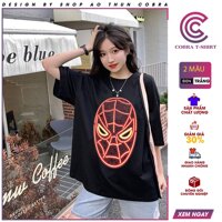 Áo thun unisex tay lỡ oversize cotton in hình Marvel Spider-Man Far From Home Travel Stamps  MAV202111282