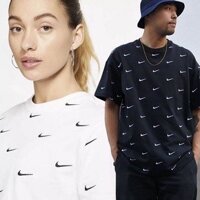 Áo thun unisex Timi.Fashion NIKE Swoosh logo in form rộng tay lỡ, áo phông cộc tay nam nữ vải cotton