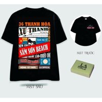 Áo thun Unisex tỉnh THANH HOÁ nam nữ form rộng, cổ tròn tay lỡ conton 4 chiều - Lạ Style