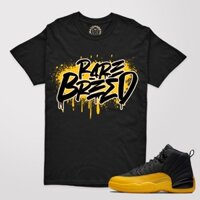 Áo thun Unisex TMS 100% Cotton RARE BREED TEE (Match Air Jordan 12 University Gold)