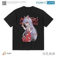 Áo thun Unisex Touhou Project Mokou Fujiwara Cotton 100% ngắn tay