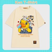 Áo Thun Unisex Vịt Vàng Cute Form Rộng, Áo Thun Nam Nữ Ken T-Shirt 1158