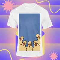 Áo thun Unisex VỊT VÀNG CUTE Anime Manga Cá Tính độc đẹp thời trang siêu HOT, siêu RẺ