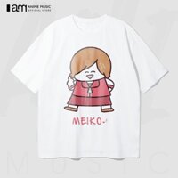 Áo thun Unisex VOCALOID Meiko Oversized 100% Cotton ngắn tay