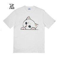 Áo thun unisex X WEAR thiết kế tay lỡ phiên bản Lazy Cat MEO 5