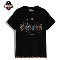 Áo Thun Unisex xuất Mỹ Kingdom heart 2 KeybladeT Shirt