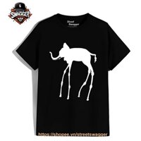 Áo Thun Unisex xuất Mỹ Salvador Dali The ElephantsArtwork T Shirt Art O Rama