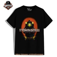 Áo Thun Unisex xuất Mỹ strowman Express t Shirt